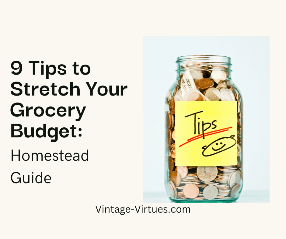 9 Tips to Stretch Your Grocery Budget: Homestead&nbsp;Guide
