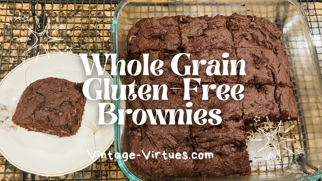 Whole Grain Gluten-Free Brownies (Wheat-Free, Blood Sugar Friendly)