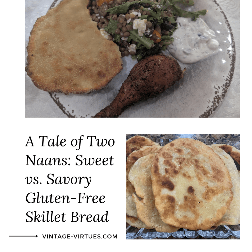 A Tale of Two Naans: Sweet vs. Savory Gluten-Free Skillet Bread
