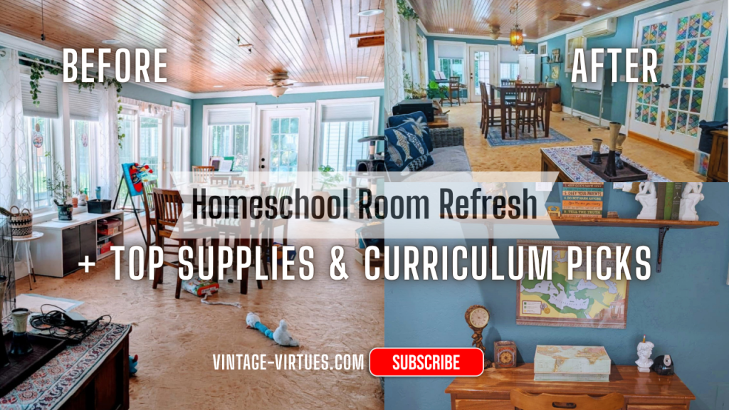 Homeschool Room Refresh + Top Supplies & Curriculum&nbsp;Picks