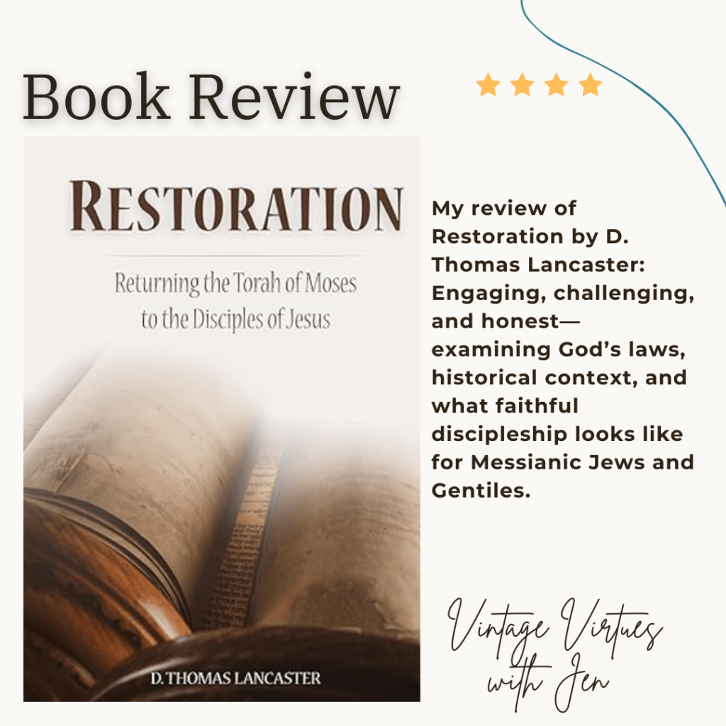 “Restoration” Torah for Disciples by Lancaster: Book&nbsp;Review