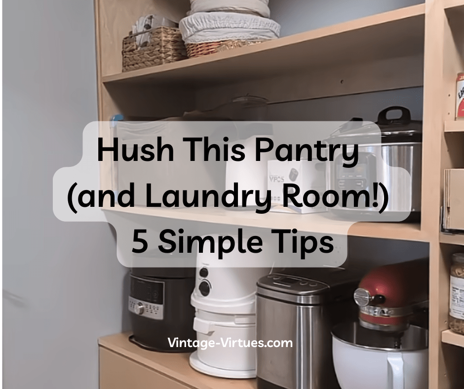 5 Simple Pantry & Laundry Room Organization&nbsp;Tips